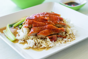 Roasted Duck with Rice