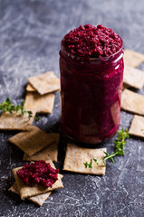 Salad of grated beets