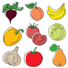 Freehand vector sketches