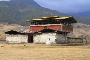 Countryside houses, Bhutan