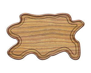 Wood sign isolated on white