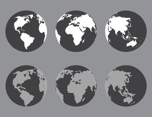 elements Vector world map