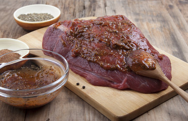 Beef scapula.