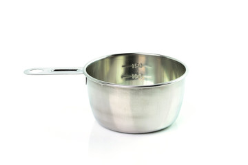 Measuring cups isolated on white background