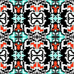Fototapeta premium pixels abstract geometric background vector illustration
