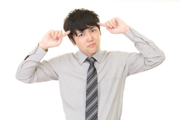 苦悩するビジネスマン