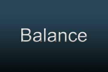 Balance concept
