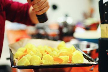 Cooking.