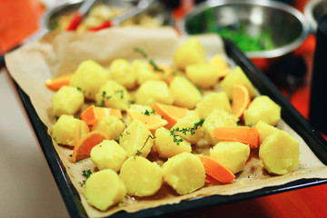 Cooking.