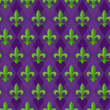 fleur-de-lis seamless pattern
