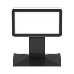 Trade show booth LCD kiosk stand.