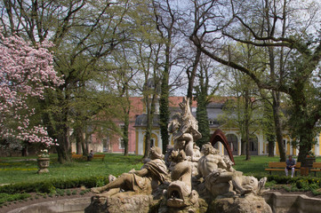 fountain in the park