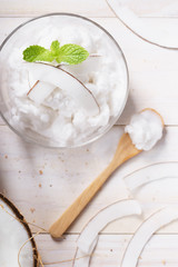 coconut ice cream