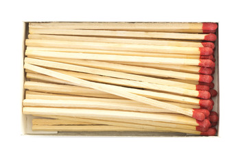 Box Of Matches on a white background