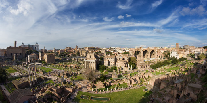 Panorama of the Forum Romanum
