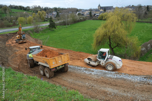 “chantier de terrassement” Stock photo and royalty-free images on