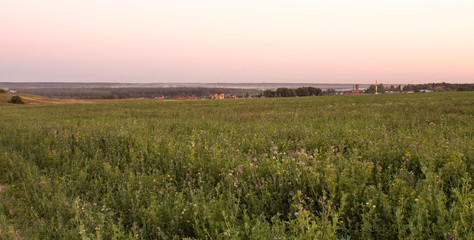 Scenic evening landscape.