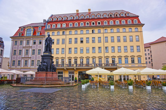 Neumarkt in Dresden in Germany