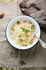 sauerkraut with parsley