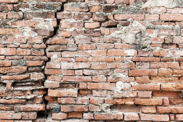 Crack brick wall