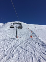 sesselbahn im skigebiet
