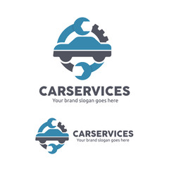 Car service garage, logo, Shop brand identity, automobile car product, Car repair sign.