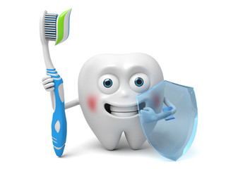 The tooth is very healthy