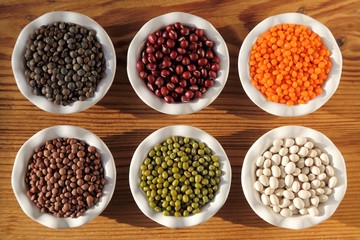 Lentils and beans.