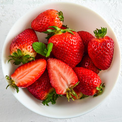 Fresh strawberries - obrazy, fototapety, plakaty