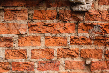 Background of old  brick wall texture