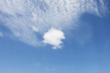 Clouds with blue sky.