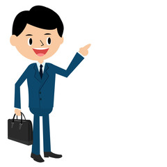 ビジネスマンがやってみた～指をさしてみた1～