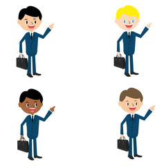 ビジネスマンがやってみた～指をさしてみた5～