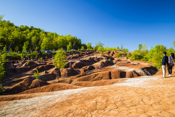 The Cheltenham Badlands in Caledon ontario, Canada