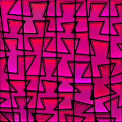abstract vector stained-glass mosaic background