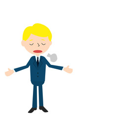 ビジネスマンがやってみた～ため息をついてみた2～