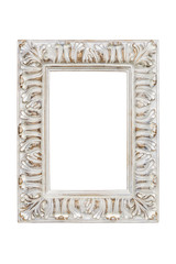 Picture frame isolated on white background with clipping path.