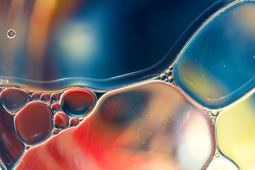 Water bubbles abstract background