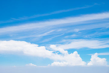 Fototapeta premium Clouds in blue sky.