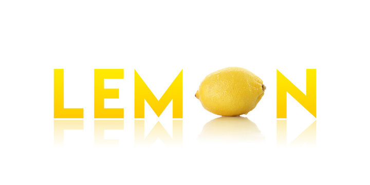 Lemon - typography design