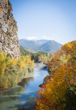 River between rocks in Castellane