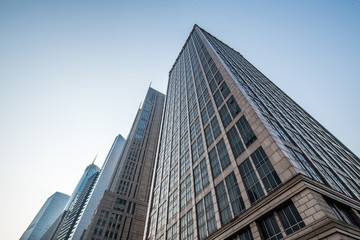Fototapeta premium modern office skyscraper -Shanghai,China