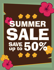 Fototapeta premium Summer sale