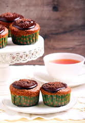Lighter chocolate cupcakes