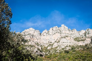Fototapeta na wymiar Mountains and hills in France