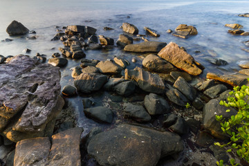 Fototapeta premium rock on beach