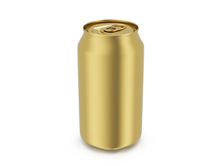 Gold drink can
