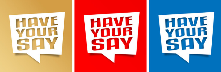 Have your say