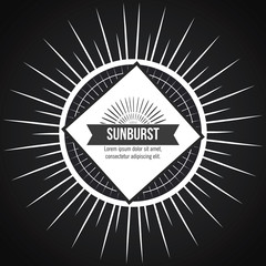 sunburst pattern design 
