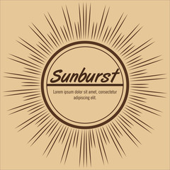 sunburst pattern design 